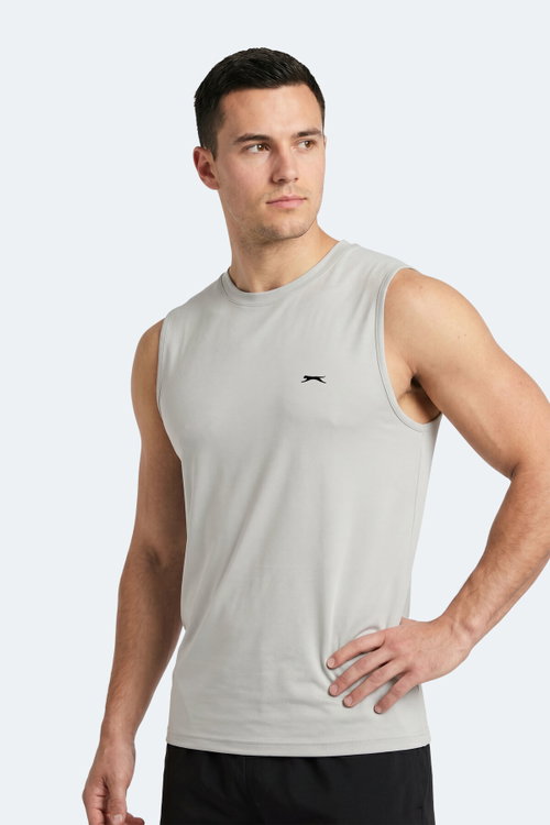 Slazenger KINGSHILL Erkek Açık Gri Tişört