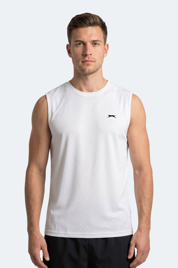 Slazenger KINGSHILL Erkek Beyaz Tişört