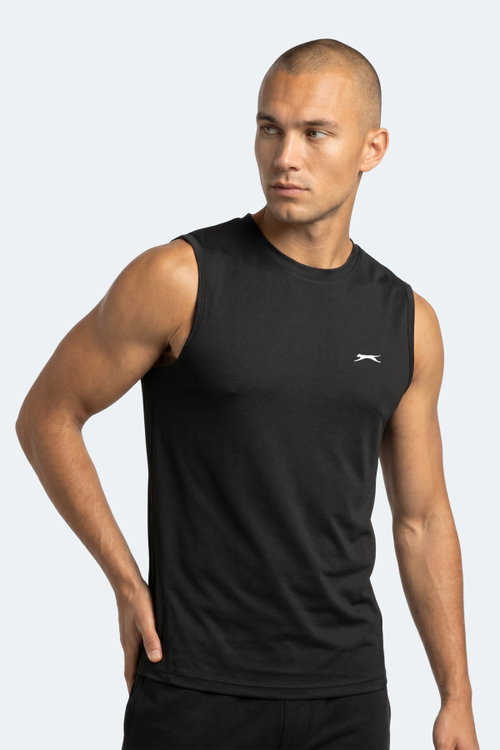 Slazenger KINGSHILL Erkek Siyah Tişört
