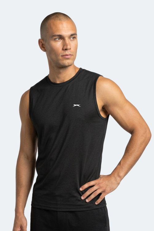Slazenger KINGSHILL Erkek Siyah Tişört