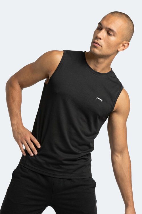 Slazenger KINGSHILL Erkek Siyah Tişört