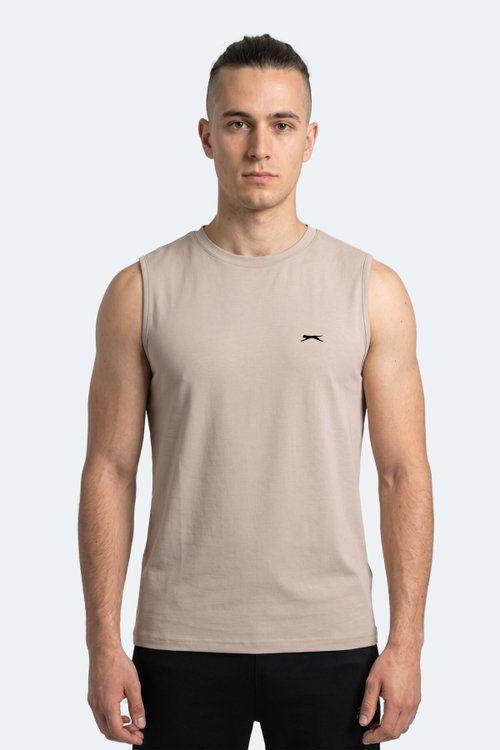 Slazenger KINGSHILL Erkek Taş Gri Tişört