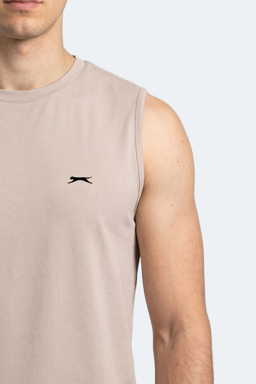 Slazenger KINGSHILL Erkek Taş Gri Tişört
