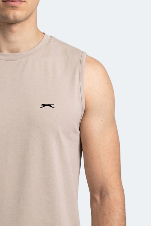 Slazenger KINGSHILL Erkek Taş Gri Tişört