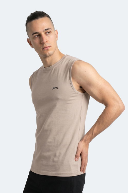 Slazenger KINGSHILL Erkek Taş Gri Tişört
