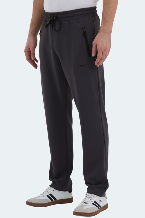 Slazenger KINGSTOR I Erkek Fermuar Cepli Antrasit Eşofman Altı