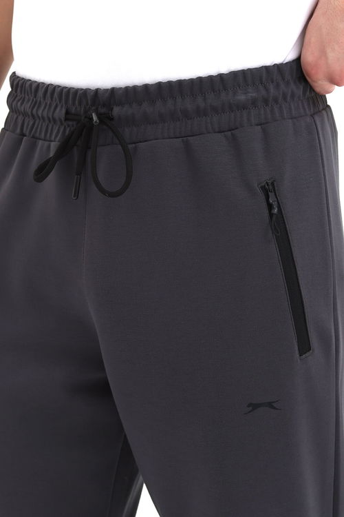 Slazenger KINGSTOR I Erkek Fermuar Cepli Antrasit Eşofman Altı