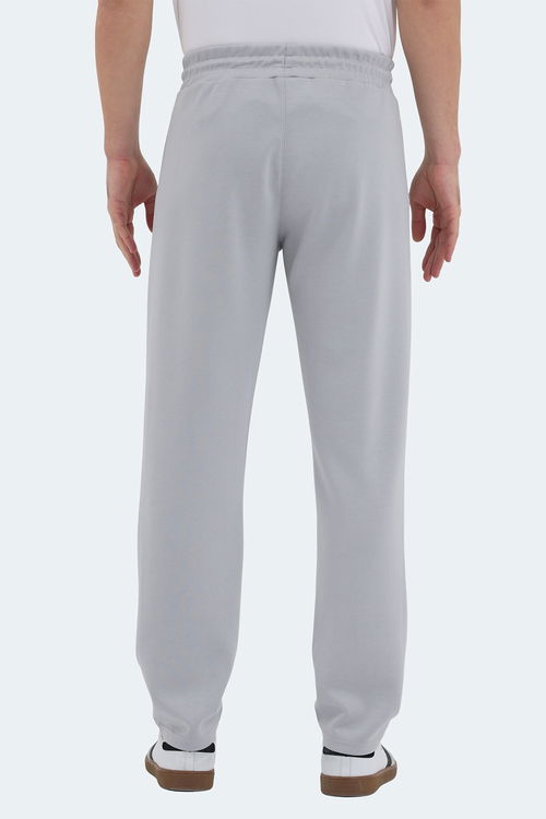 Slazenger KINGSTOR I Erkek Fermuar Cepli Gri Eşofman Altı