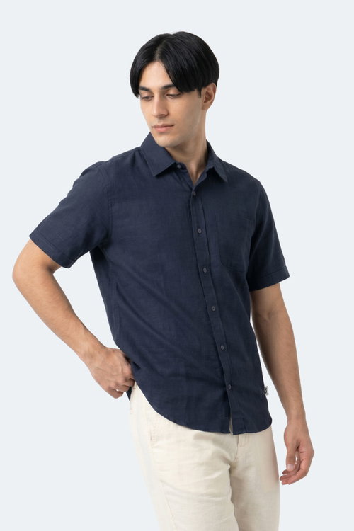Slazenger KIRTIDA Erkek Indigo Gömlek