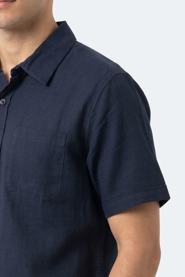 Slazenger KIRTIDA Erkek Indigo Gömlek