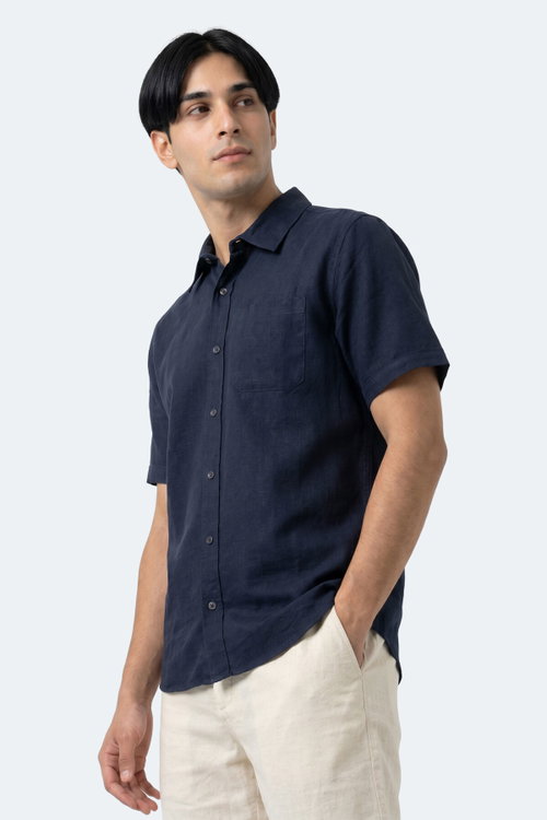 Slazenger KIRTIDA Erkek Indigo Gömlek