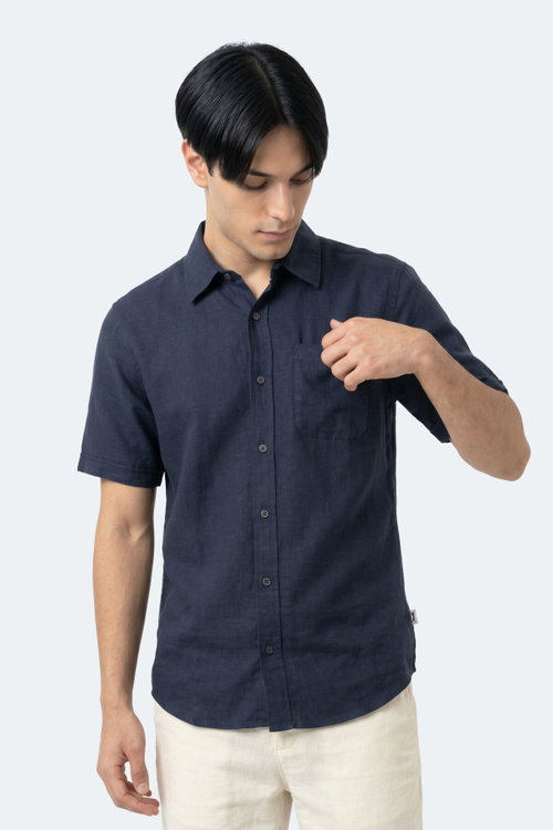 Slazenger KIRTIDA Erkek Indigo Gömlek