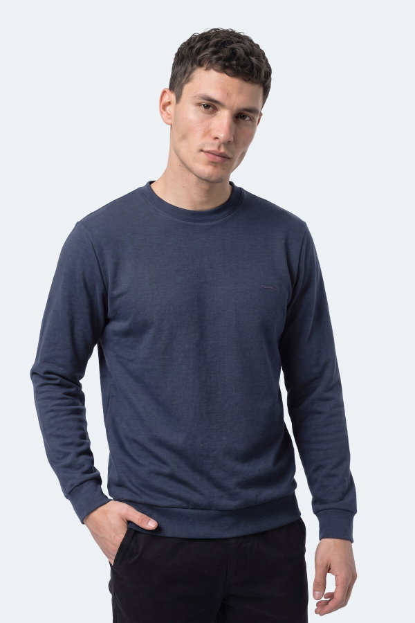 Slazenger KLAHAN I Erkek Lacivert Sweatshırt