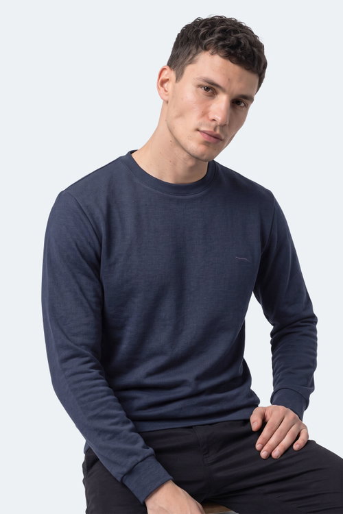 Slazenger KLAHAN I Erkek Lacivert Sweatshırt