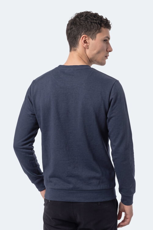Slazenger KLAHAN I Erkek Lacivert Sweatshırt