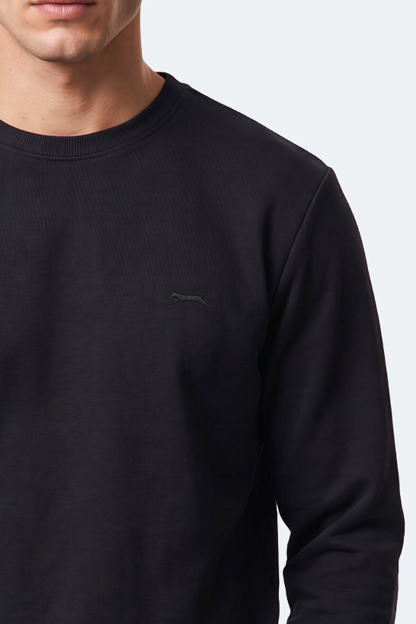 Slazenger KLAHAN I Erkek Siyah Sweatshırt
