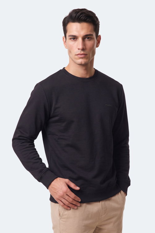 Slazenger KLAHAN I Erkek Siyah Sweatshırt