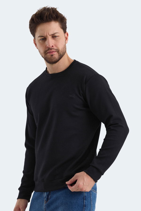 Slazenger KLARIS I Erkek Sweatshirt Siyah