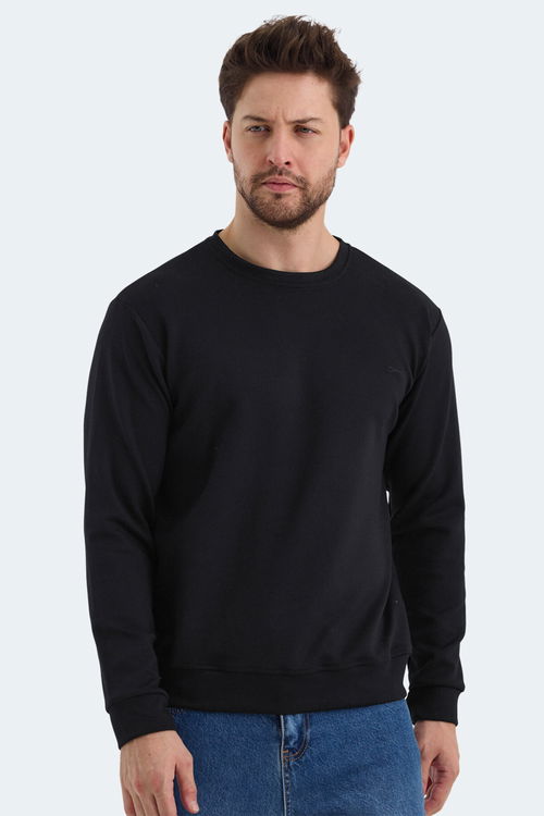 Slazenger KLARIS I Erkek Sweatshirt Siyah