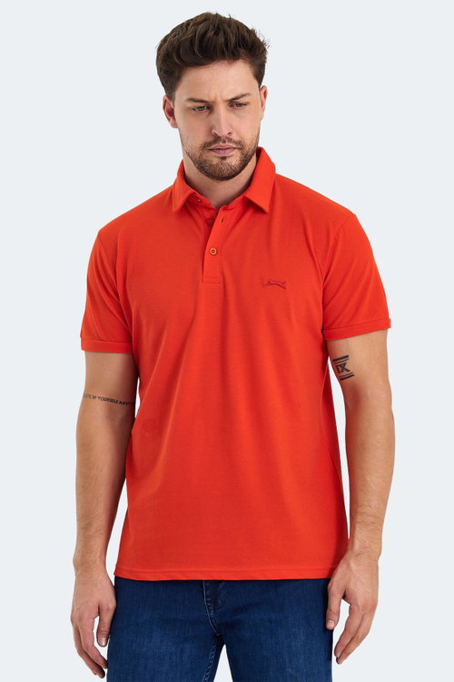 Slazenger KLASSE 3 LÜ SET Erkek Polo Yaka Yeşil - Nane - Mercan Tişört