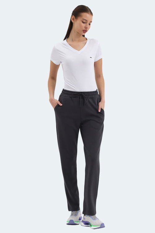 Slazenger KLORAS I Kadın Cepli Antrasit Eşofman Altı