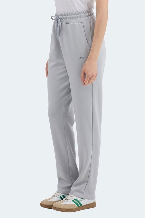 Slazenger KLORAS I Kadın Cepli Gri Eşofman Altı