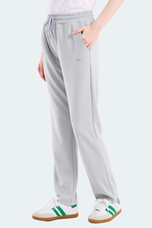 Slazenger KLORAS I Kadın Cepli Gri Eşofman Altı