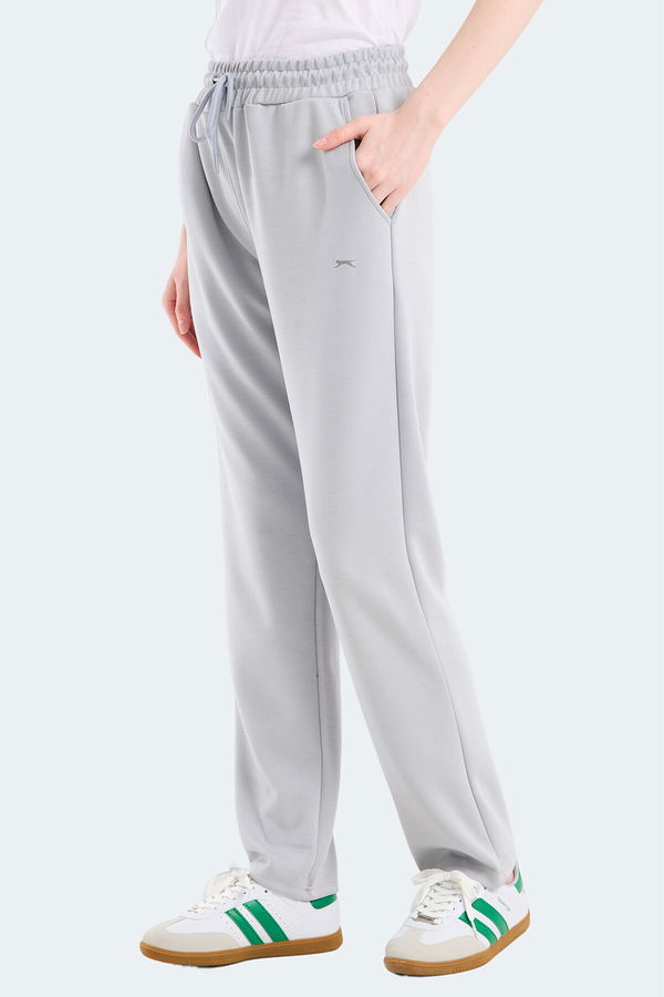 Slazenger KLORAS I Kadın Cepli Gri Eşofman Altı