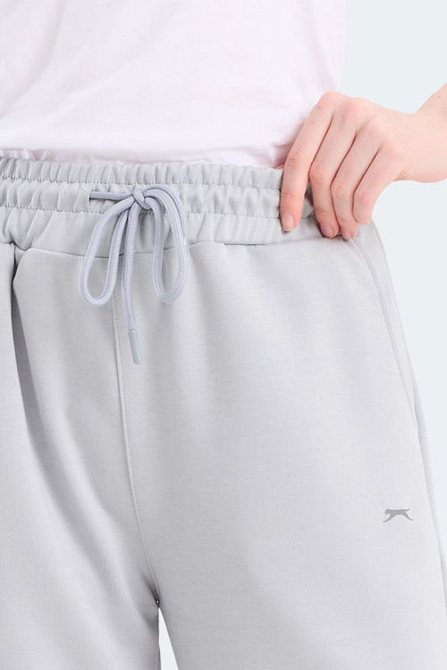 Slazenger KLORAS I Kadın Cepli Gri Eşofman Altı