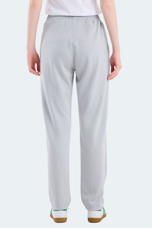 Slazenger KLORAS I Kadın Cepli Gri Eşofman Altı