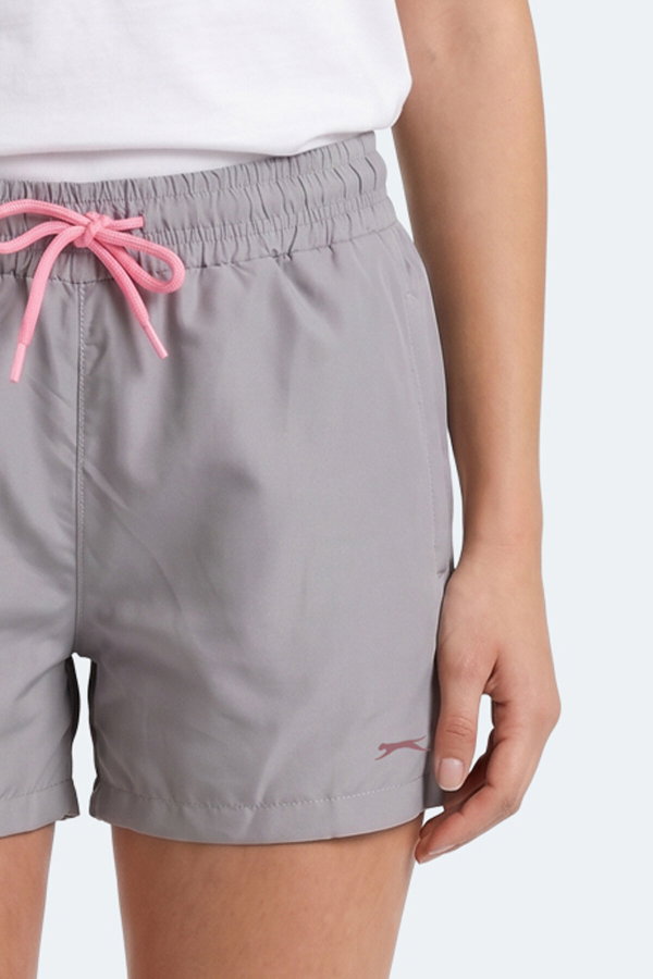 Slazenger KNOXIS Kadın Cepli Deniz Şortu Gri Şort