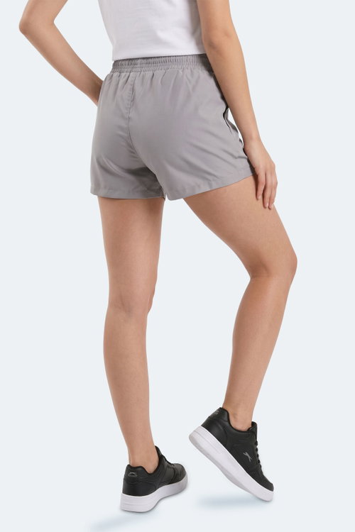 Slazenger KNOXIS Kadın Cepli Deniz Şortu Gri Şort