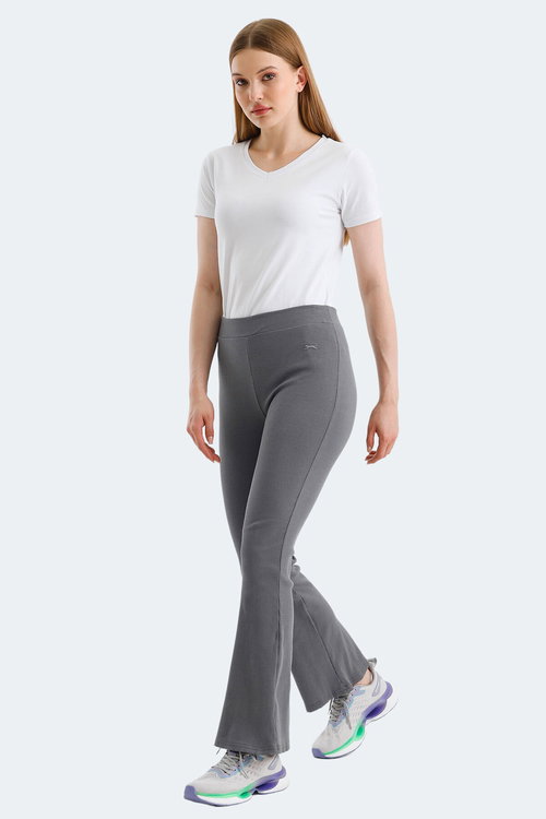 Slazenger KNOXY 2 Lİ SET Kadın Siyah - Koyu Gri Eşofman Altı