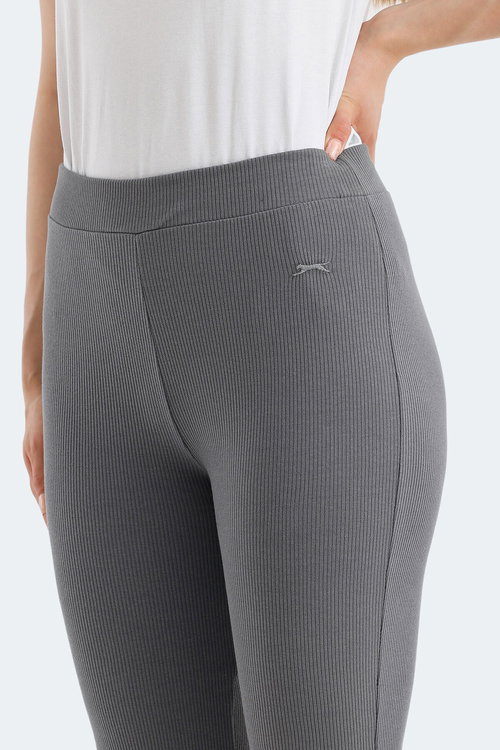 Slazenger KNOXY 2 Lİ SET Kadın Siyah - Koyu Gri Eşofman Altı