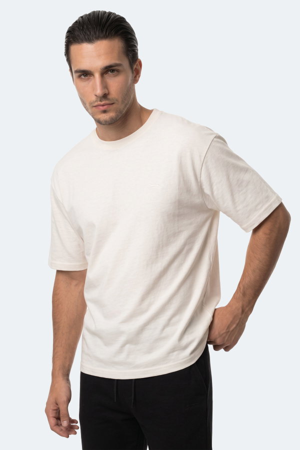 Slazenger KODEX Erkek Ekru Tişört