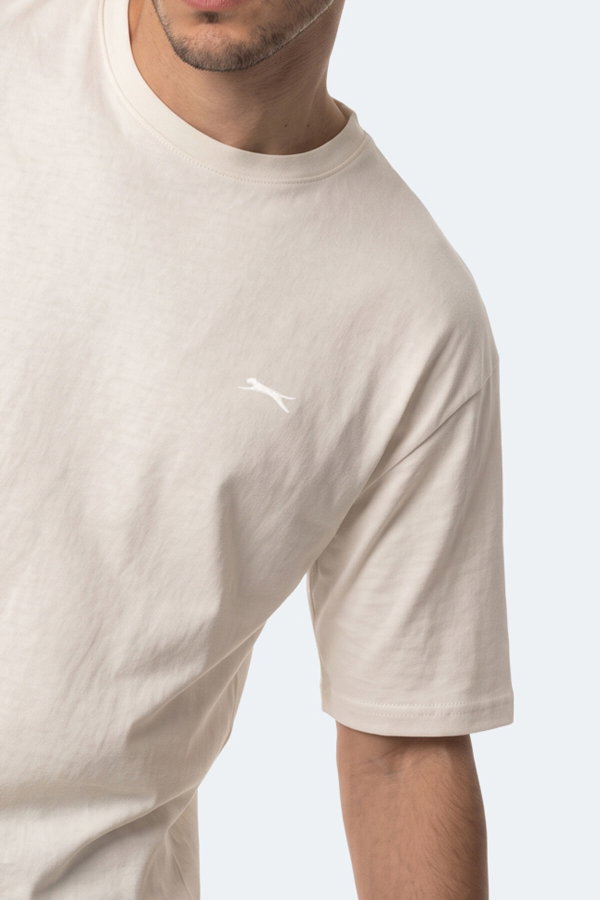 Slazenger KODEX Erkek Ekru Tişört