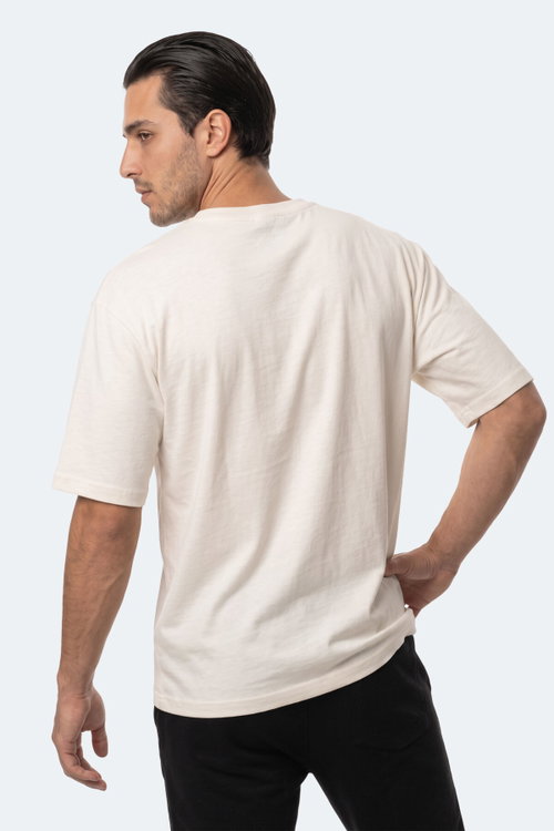 Slazenger KODEX Erkek Ekru Tişört