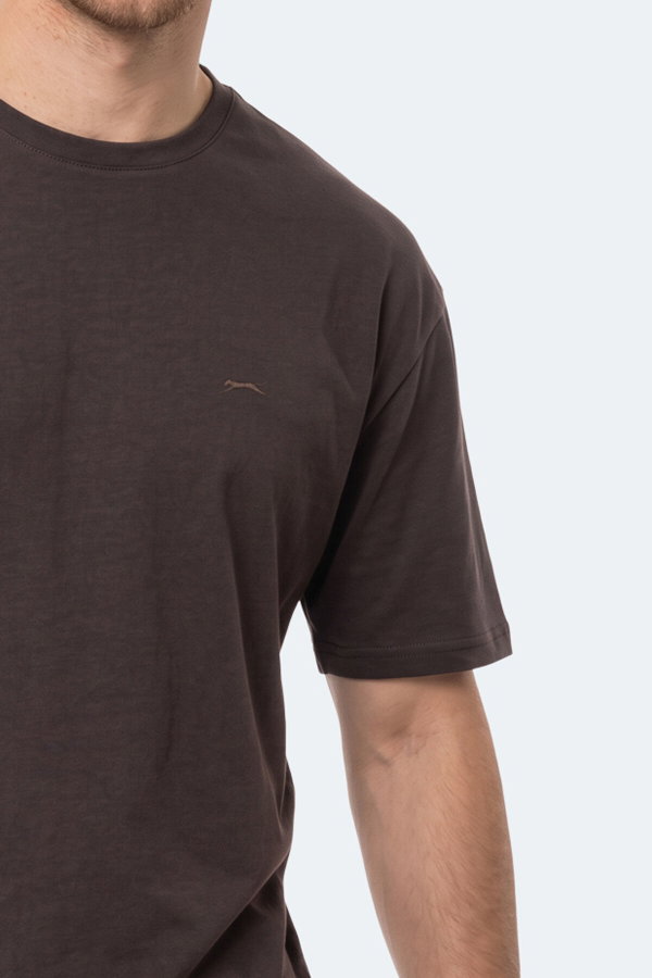 Slazenger KODEX Erkek Kahve Tişört