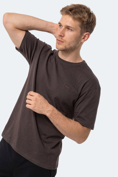 Slazenger KODEX Erkek Kahve Tişört