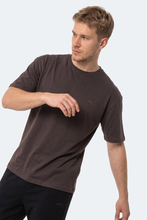 Slazenger KODEX Erkek Kahve Tişört