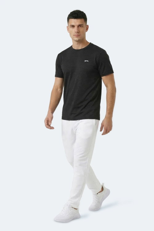 Slazenger KOFONA 2 Lİ SET Erkek Turkuaz - Siyah Tişört