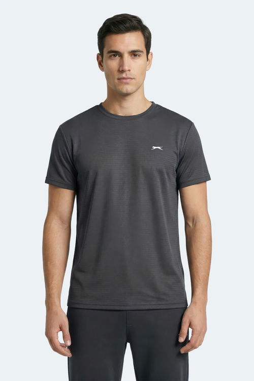 Slazenger KOFONA Erkek Koyu Gri Tişört