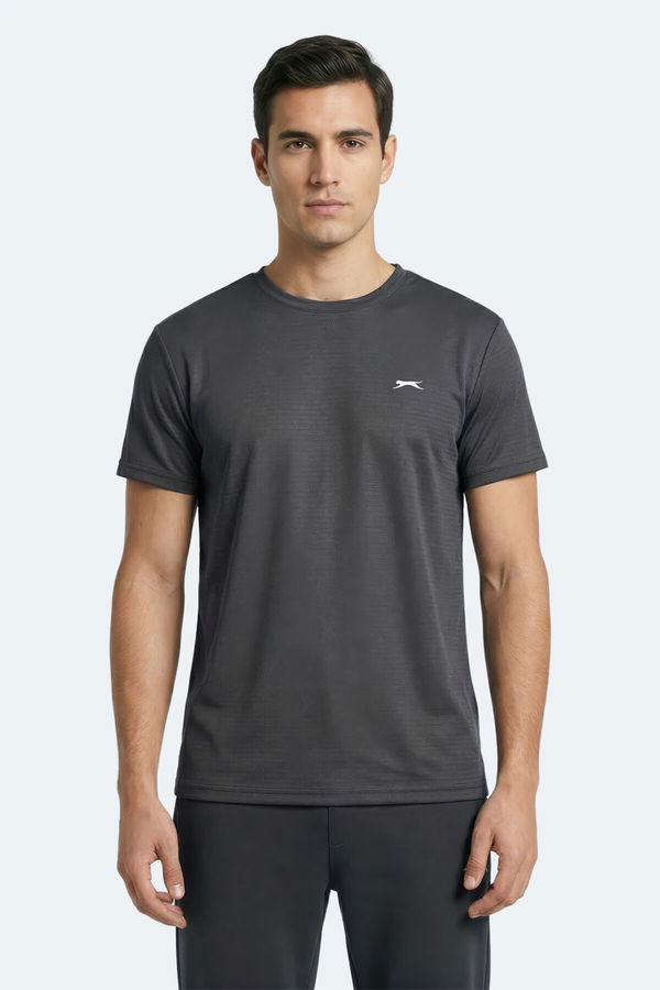 Slazenger KOFONA Erkek Koyu Gri Tişört