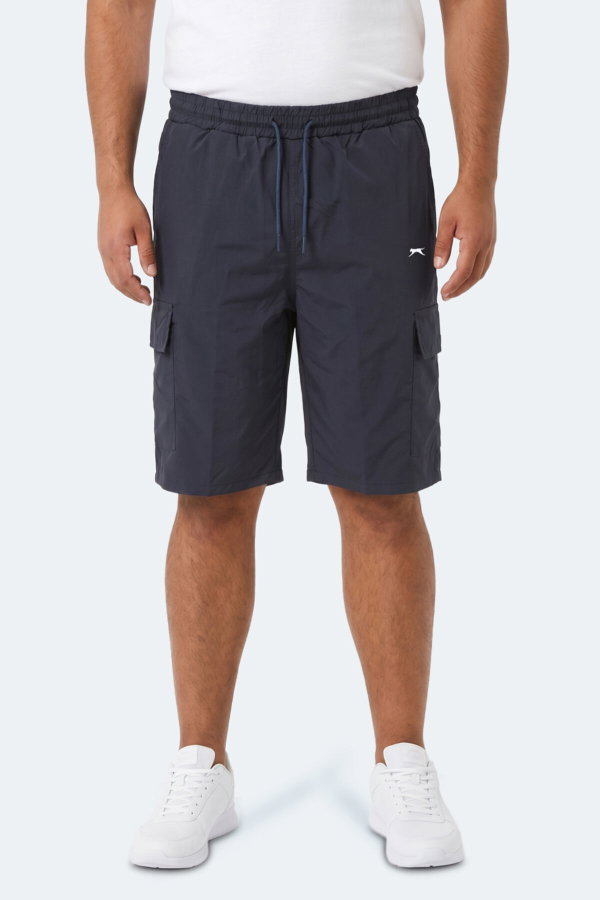 Slazenger KOFU Erkek Kargo Cepli Lacivert Şort