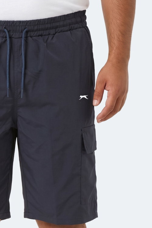 Slazenger KOFU Erkek Kargo Cepli Lacivert Şort