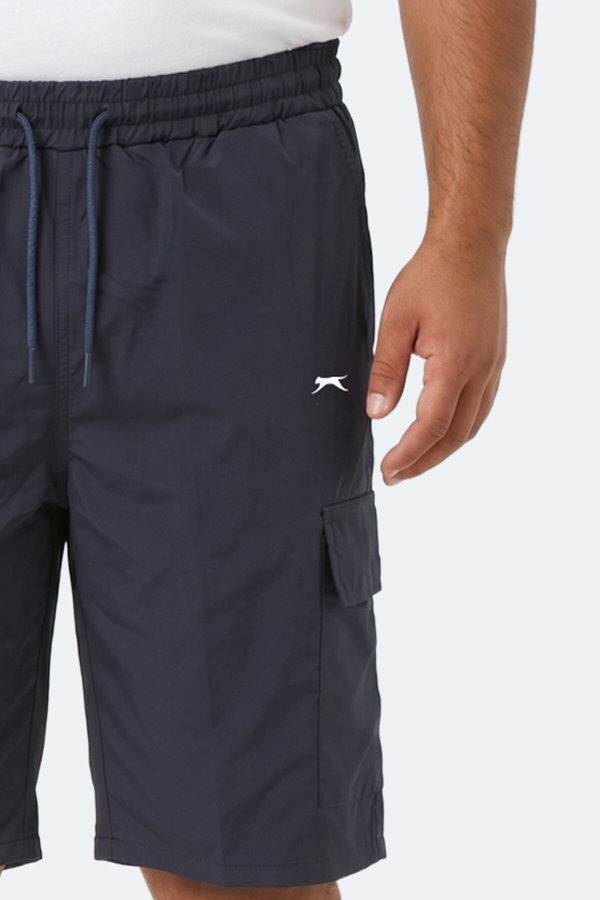 Slazenger KOFU Erkek Kargo Cepli Lacivert Şort