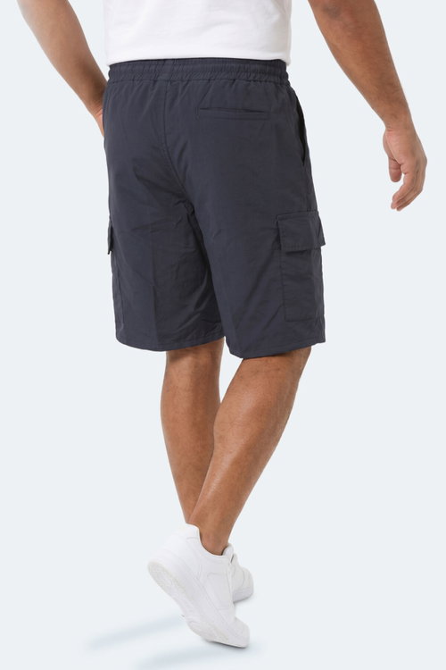 Slazenger KOFU Erkek Kargo Cepli Lacivert Şort