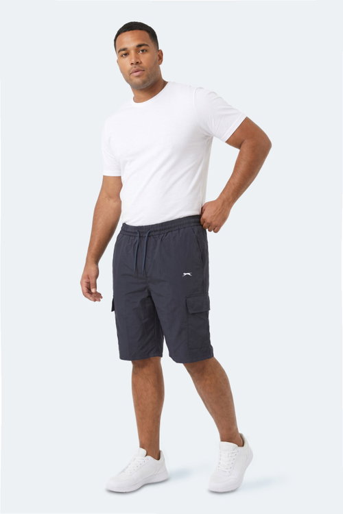Slazenger KOFU Erkek Kargo Cepli Lacivert Şort