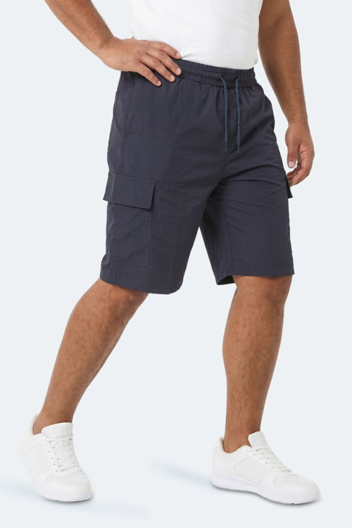 Slazenger KOFU Erkek Kargo Cepli Lacivert Şort