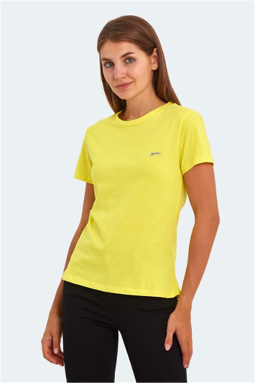 Slazenger KORNELI I Kadın T-Shirt Sarı